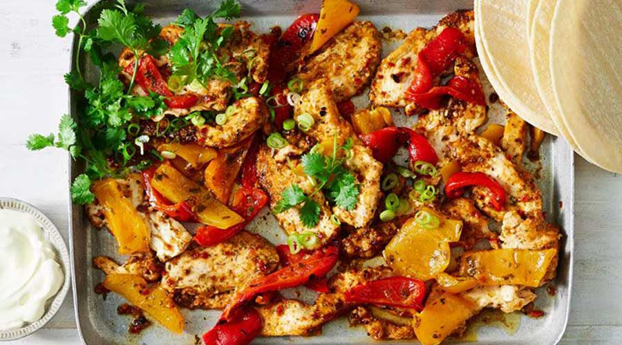Chicken Fajita Tray Bake Cookery MAG THE WEEKLY