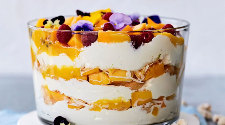 Mango Trifle Cookery MAG THE WEEKLY