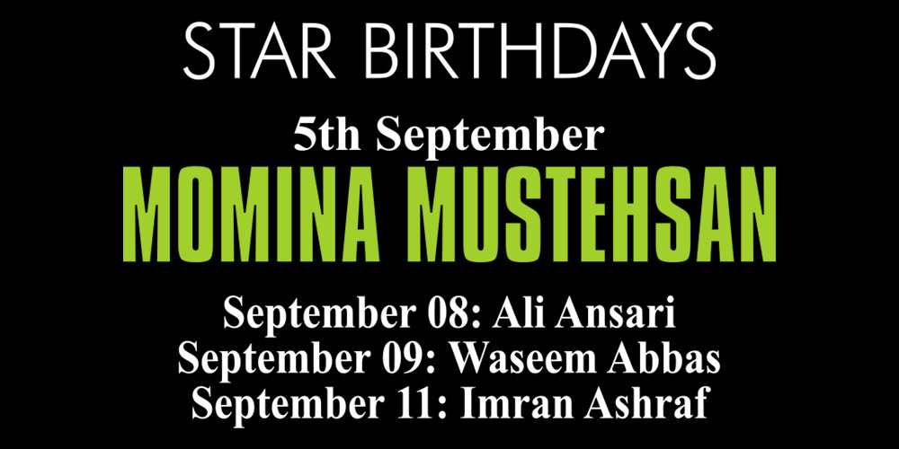 Momina Mustehsan Star Birthday on September 5